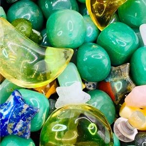 Crystal Confetti - Cosmic Prosperity Mix 💫 💚✨✨